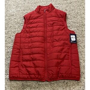 Chaps‎ Women's Red Packable Puffer Vest